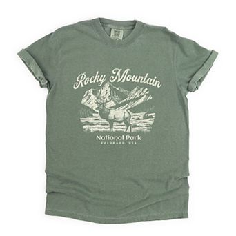 Simply Sage Market Rocky Mountain National Park Colorado USA Elk Garment Dyed Tee