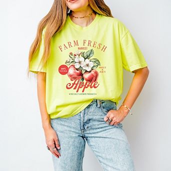 Simply Sage Market Farm Fresh Apples Garment Dyed Tee