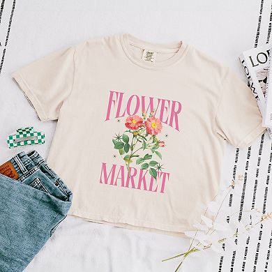Simply Sage Market Flower Market Sparkles Boxy Crop Top