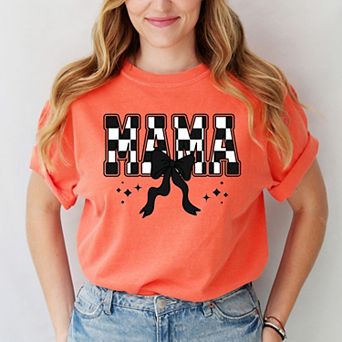 Simply Sage Market Mama Checkered Coquette Garment Dyed Tee