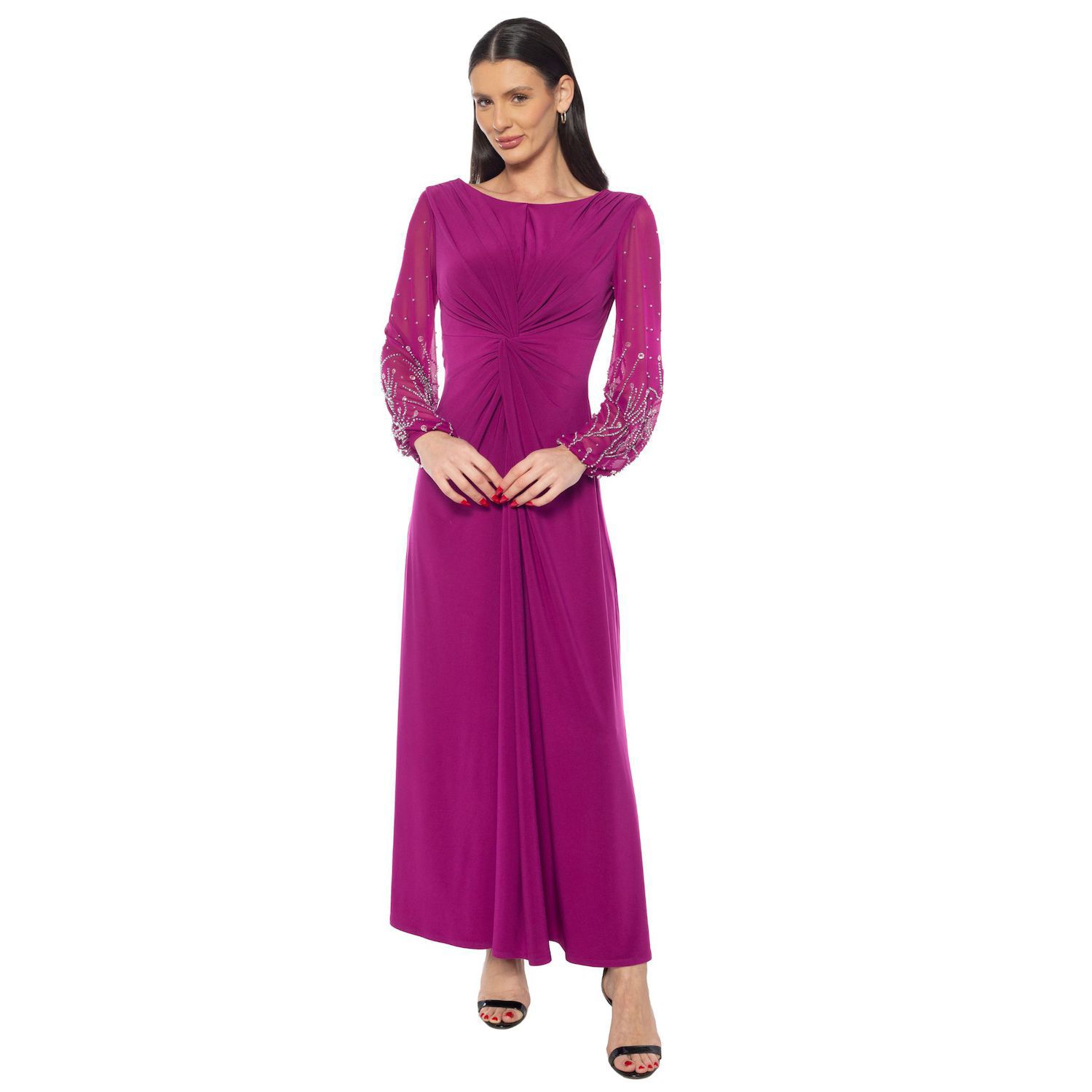 Женские платья Marina Knot Front Dress with Beaded Sleeves