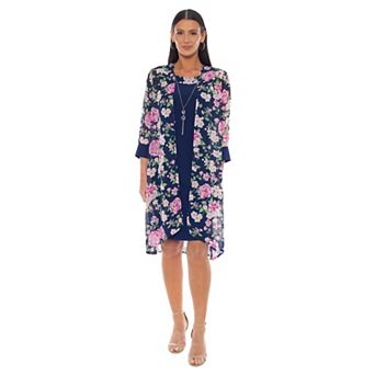 Women's Marina Puff Printed Long Jacket Dress