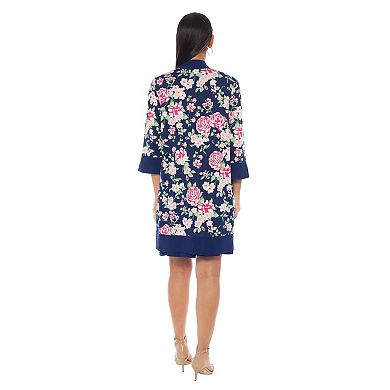 Women's Marina Printed Long Jacket Dress