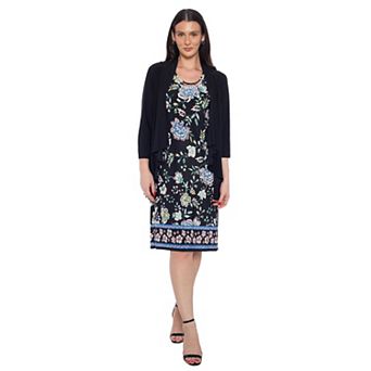 Women's Marina 2 pc Printed Dress & Jacket Set