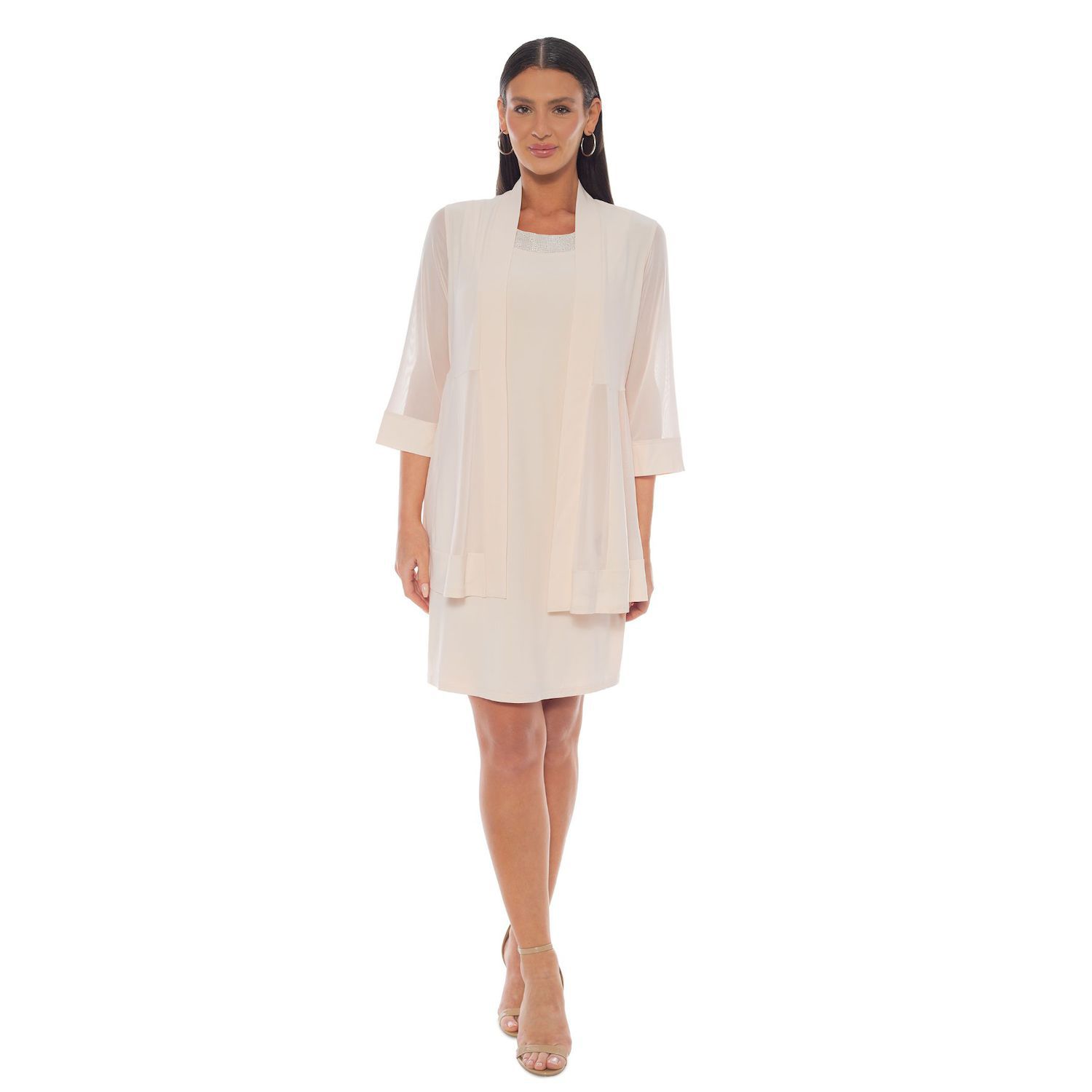 Женские платья Marina Beaded Neck Jacket Dress