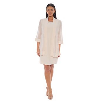Women's Marina Beaded Neck Jacket Dress