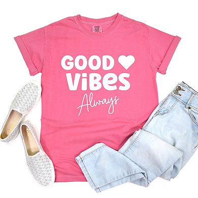 Simply Sage Market Good Vibes Always Garment Dyed Tee