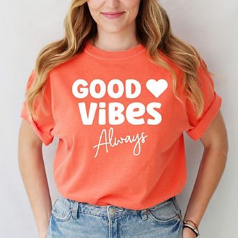 Simply Sage Market Good Vibes Always Garment Dyed Tee