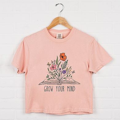 Simply Sage Market Grow Your Mind Floral Boxy Crop Top