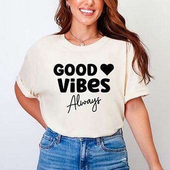 Simply Sage Market Good Vibes Always Garment Dyed Tee