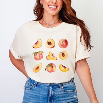 Simply Sage Market Peach Chart Garment Dyed Tee