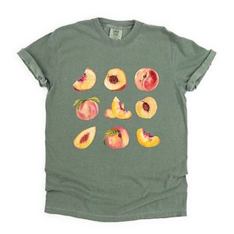 Simply Sage Market Peach Chart Garment Dyed Tee
