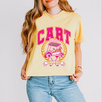Simply Sage Market Golf Cart Babe Boxy Crop Top