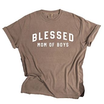 Simply Sage Market Blessed Mom of Boys Garment Dyed Tee