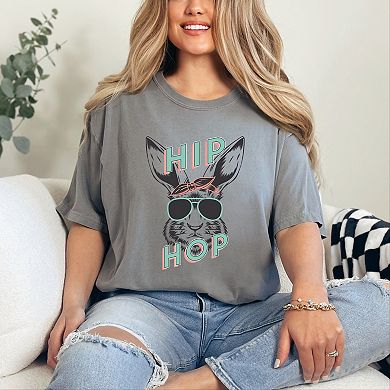 Simply Sage Market Green Hip Hop Bunny Garment Dyed Tee