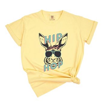 Simply Sage Market Green Hip Hop Bunny Garment Dyed Tee
