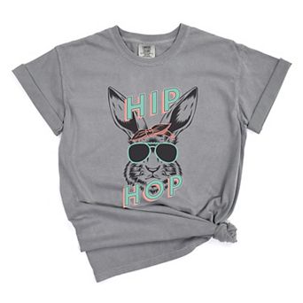 Simply Sage Market Green Hip Hop Bunny Garment Dyed Tee