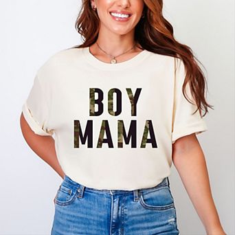Simply Sage Market Boy Mama Camo Garment Dyed Tee