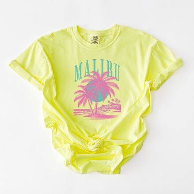 Simply Sage Market Retro Malibu Palm Tree Garment Dyed Tee