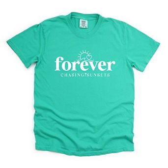 Simply Sage Market Forever Chasing Sunsets Sun Garment Dyed Tee