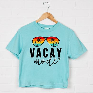 Simply Sage Market Vacay Mode Sunglasses Boxy Crop Top