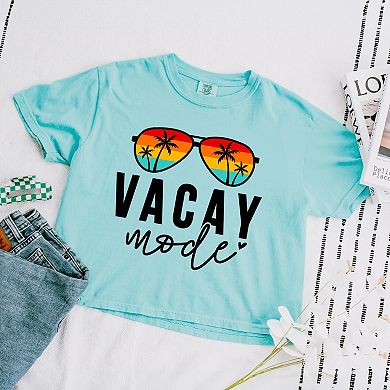 Simply Sage Market Vacay Mode Sunglasses Boxy Crop Top