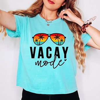 Simply Sage Market Vacay Mode Sunglasses Boxy Crop Top