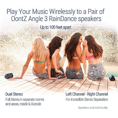 OontZ Angle 3 RainDance Portable Bluetooth Speaker