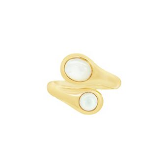 PRIMROSE Simulated Mother-of-Pearl Bypass Ring