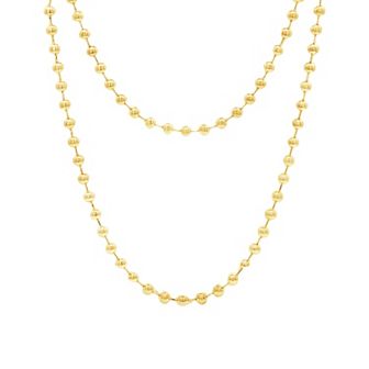 PRIMROSE Cubic Zirconia Accent Beaded Double Layer Necklace