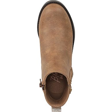 Blowfish Malibu Zojo-K Girls Faux Leather Zip Short Boots