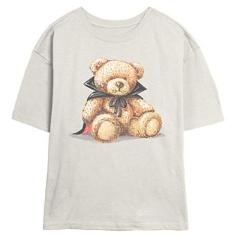 Juniors' Vampire Teddy Bear Skimmer Graphic Tee