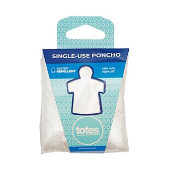Adult totes Clear Single Use Emergency Rain Poncho