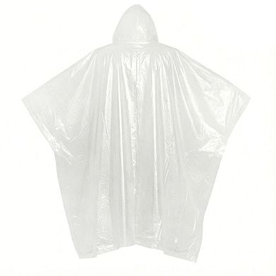 Adult totes Clear Single Use Emergency Rain Poncho