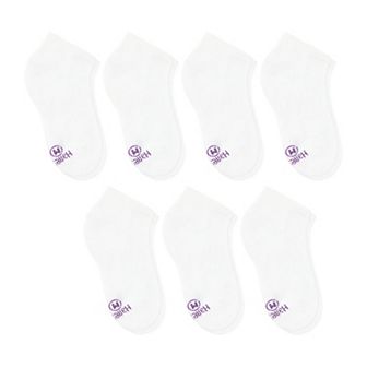 Girls Hanes® 7 pk Ultimate Low Cut Socks