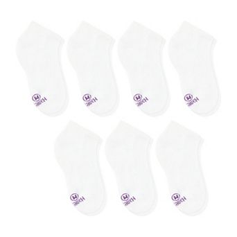 Girls Hanes® 7 pk Ultimate Low Cut Socks