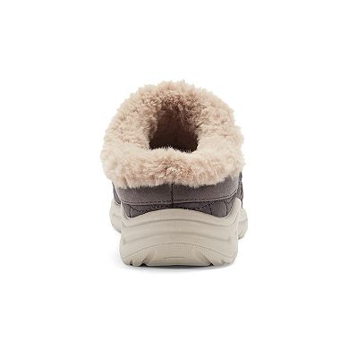 Easy Spirit Bimmy Women's Quilted Faux Fur Trim Mules