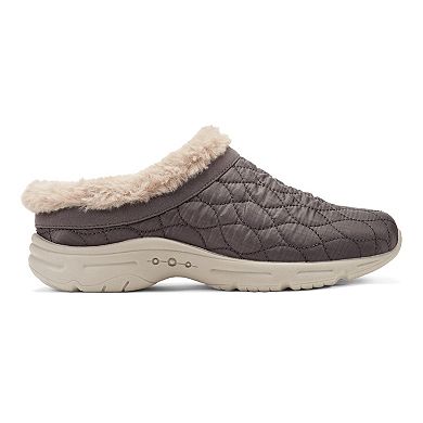 Easy Spirit Bimmy Women's Quilted Faux Fur Trim Mules