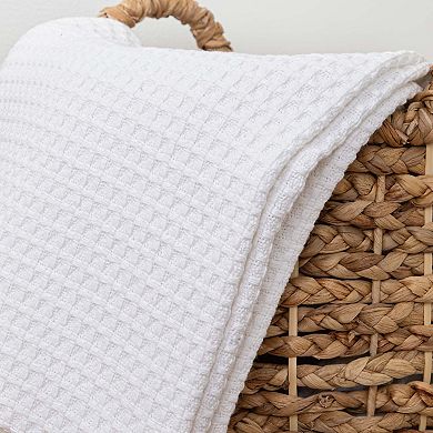 Aston & Arden Waffle Weave Cotton Blanket