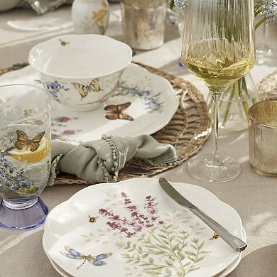 Lenox Butterfly Meadow Herbs 4-pc. Accent Plate Set