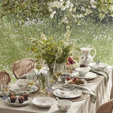 Lenox Butterfly Meadow Herbs 4-pc. Accent Plate Set