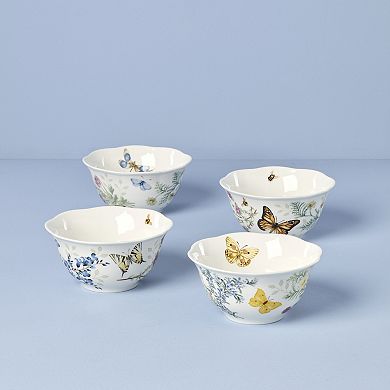 Lenox Butterfly Meadow Herbs 4-pc. Rice Bowl Set