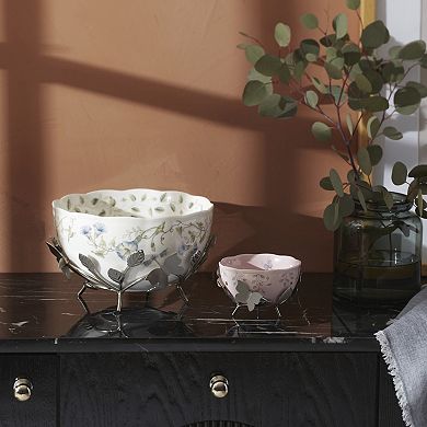 Lenox Butterfly Meadow Bowl & Stand