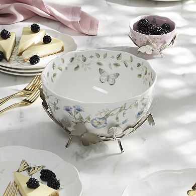 Lenox Butterfly Meadow Bowl & Stand