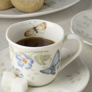 Lenox 4-pc. Butterfly Meadow Espresso Cup & Saucer Set
