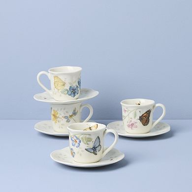 Lenox 4-pc. Butterfly Meadow Espresso Cup & Saucer Set