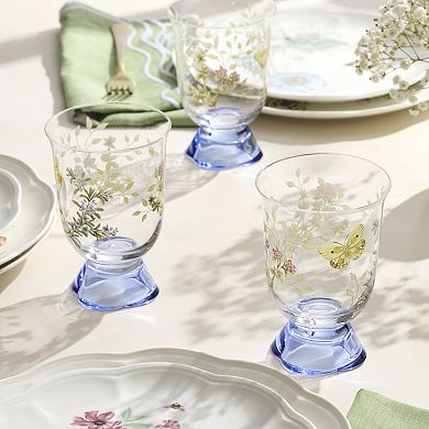 Lenox Butterfly Meadow Herb Short Tumbler 4-pk.