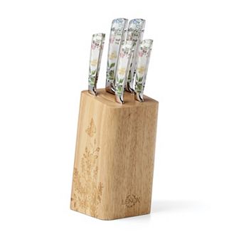 Lenox Butterfly Meadow Herbs 6 pc Cutlery Block Set