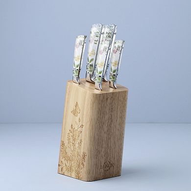 Lenox Butterfly Meadow Herbs 6-Piece Cutlery Block Set