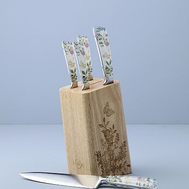 Lenox Butterfly Meadow Herbs 6-Piece Cutlery Block Set